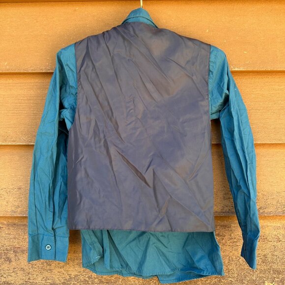 Dockers Boys Dress Shirt Vest & Clip-On Size 10 Cotton/Polyester Blend - Picture 3 of 12